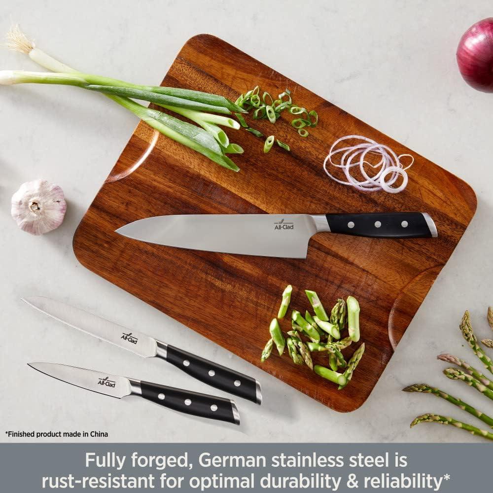 All-Clad Forged German Stainless Steel 3-Piece Knife Set