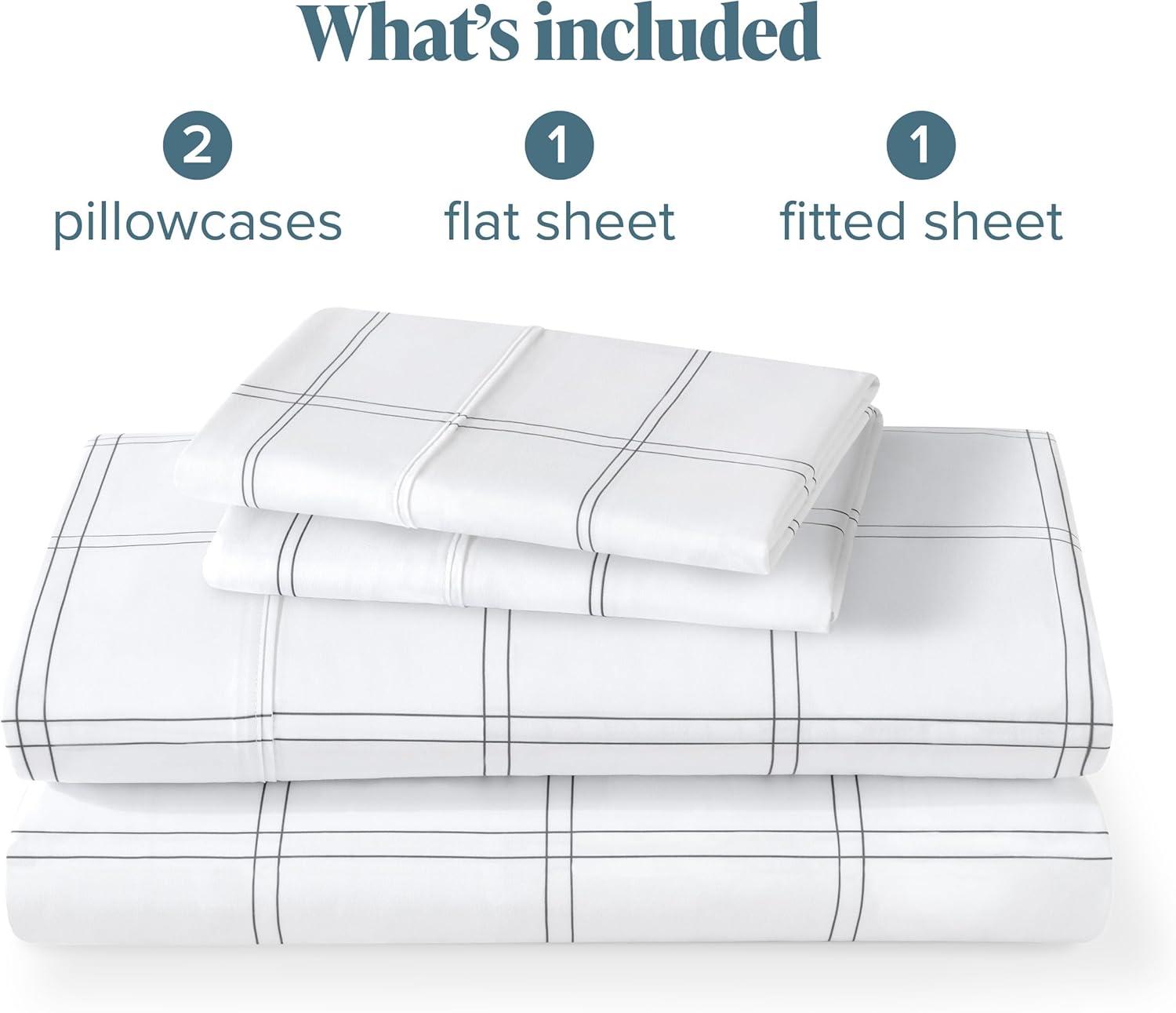 Printed Pattern Microfiber Sheet Set by Bare Home