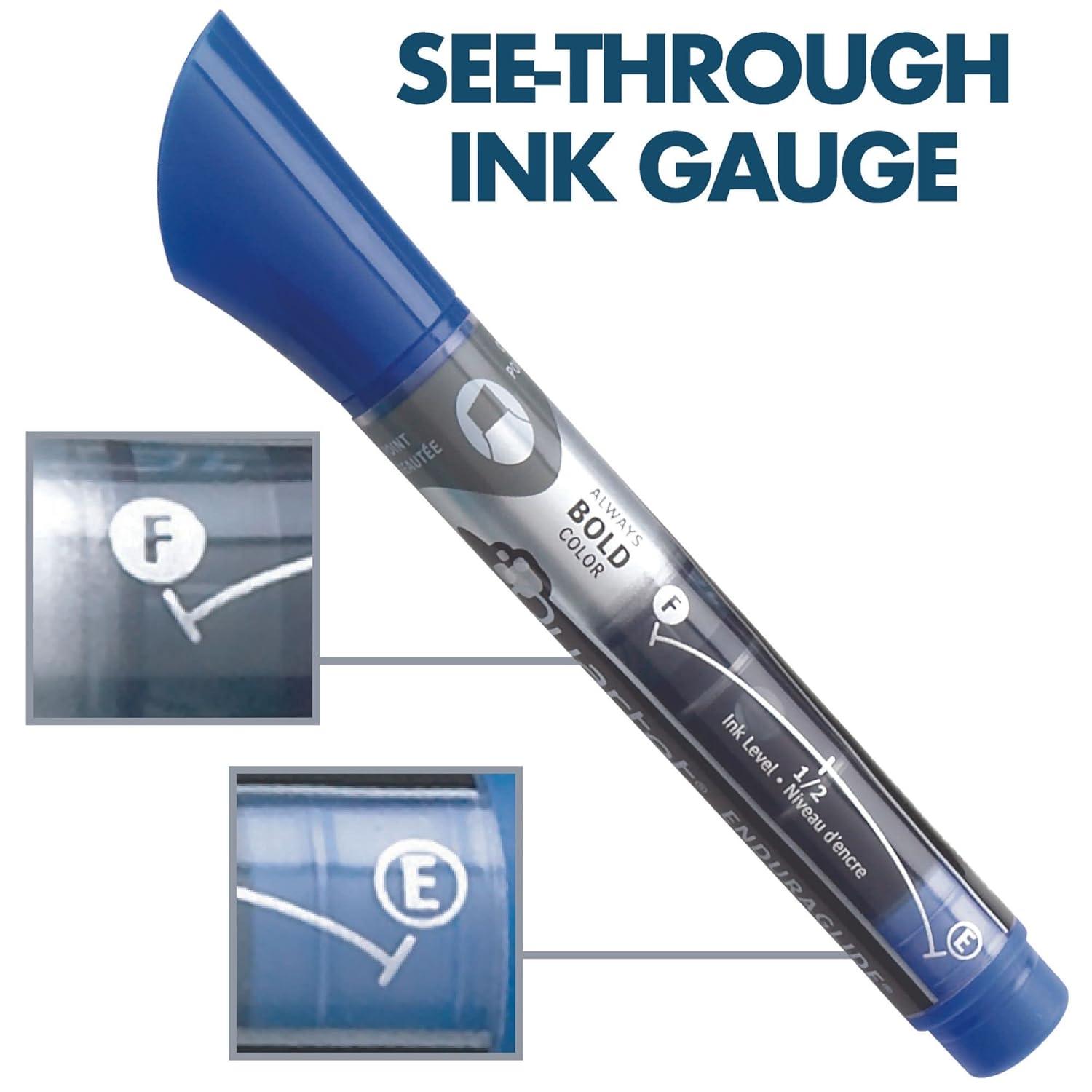 Quartet Dry Erase Markers, Whiteboard Markers, Chisel Tip, EnduraGlide, White Board Dry Erase Pens for Teachers, Home, School & Office Supplies, Assorted Colors, 12 Pack (5001-18MA)