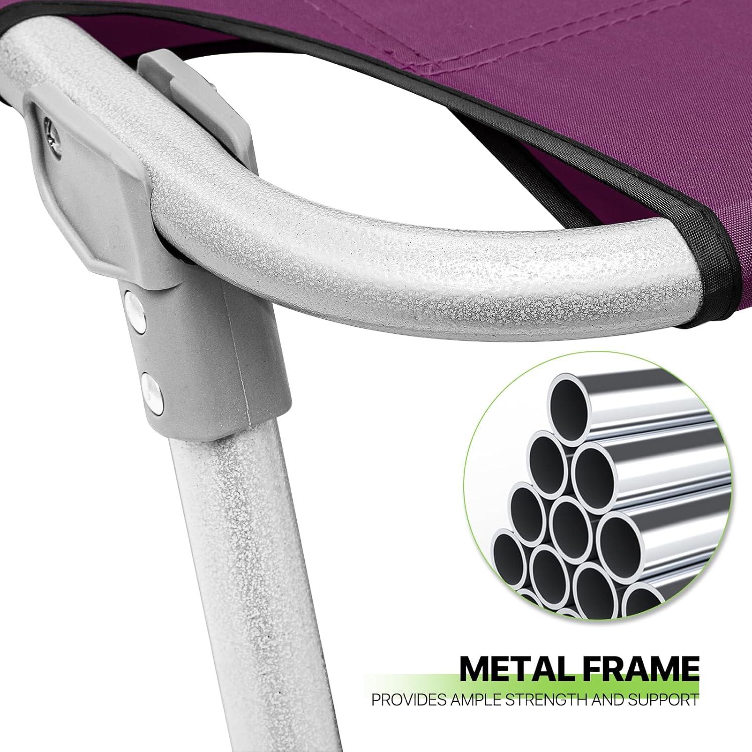 Magshion Portable Military Fold Up Camping Bed Cot + Free Storage Bag Camo