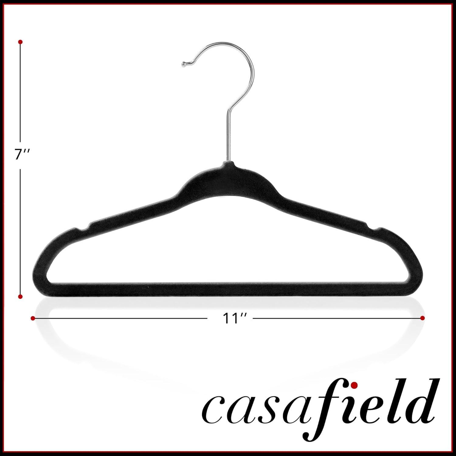 11" Velvet Non-Slip Baby Clothing Hangers