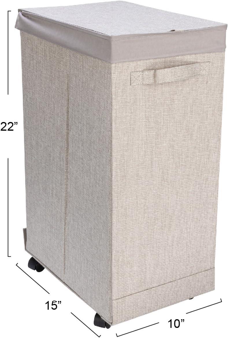 Rolling Laundry Hamper with Handles