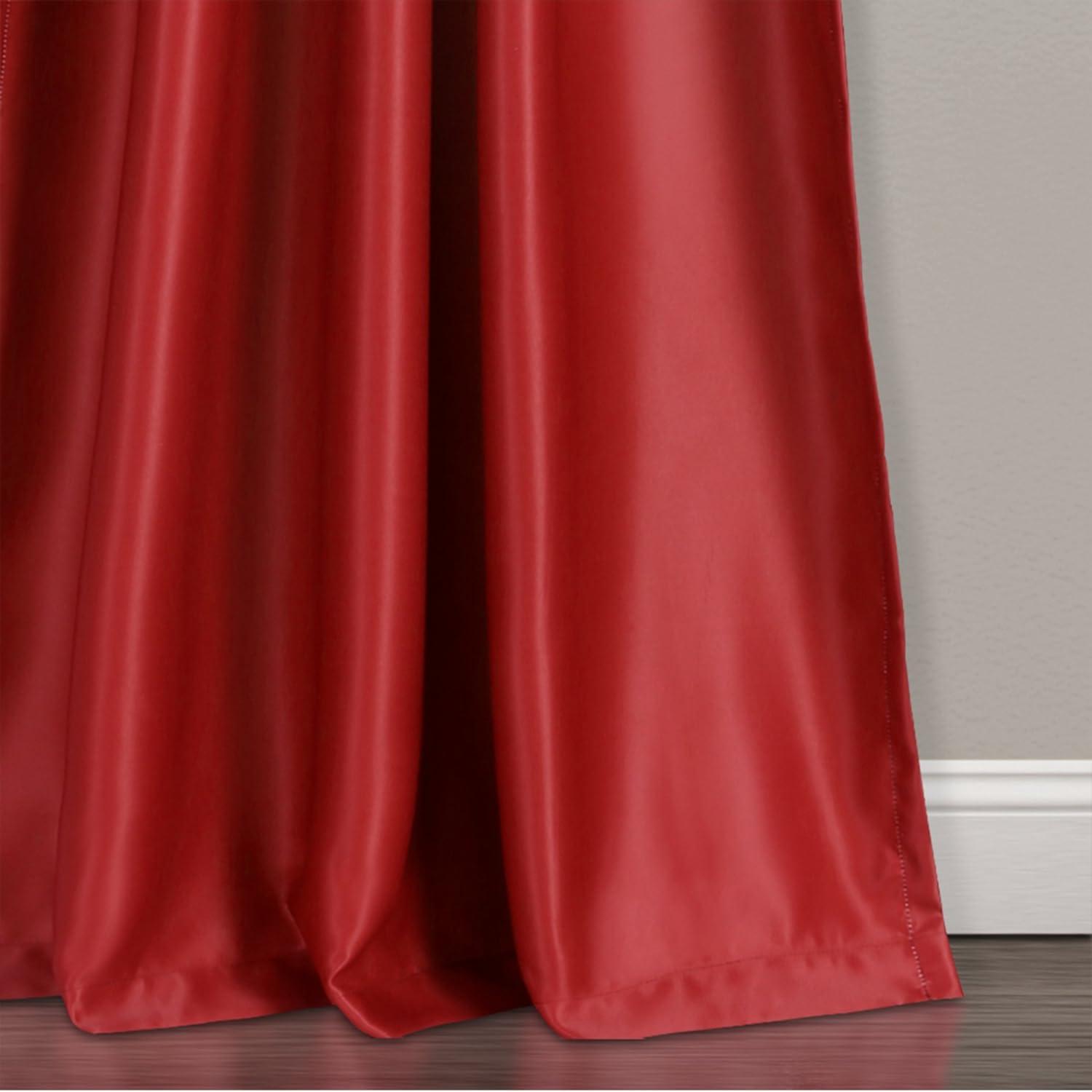 Weeping Flower Room Darkening Window Curtain Set