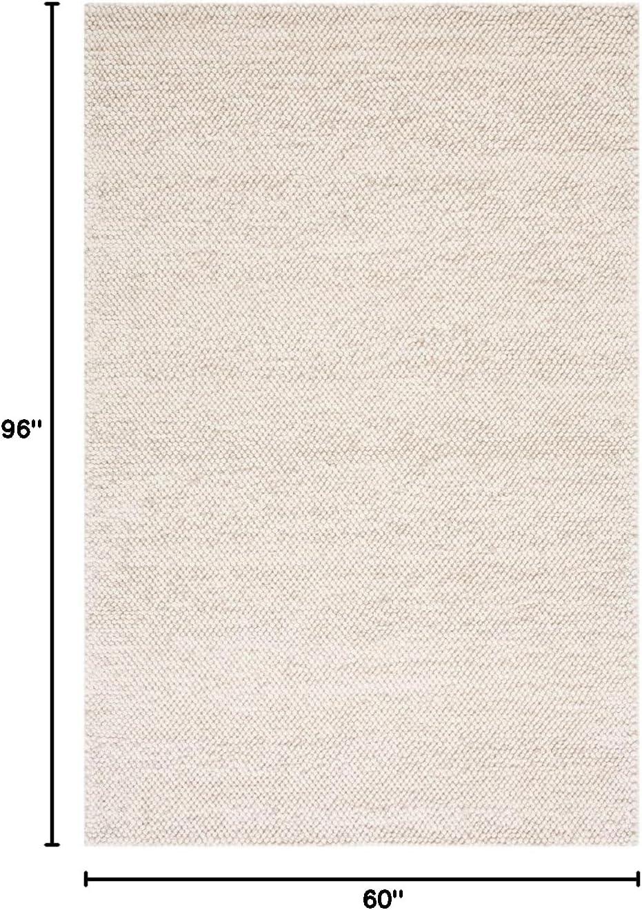 SAFAVIEH Natura Willoughby Distressed Area Rug, Beige/Ivory, 5' x 8'