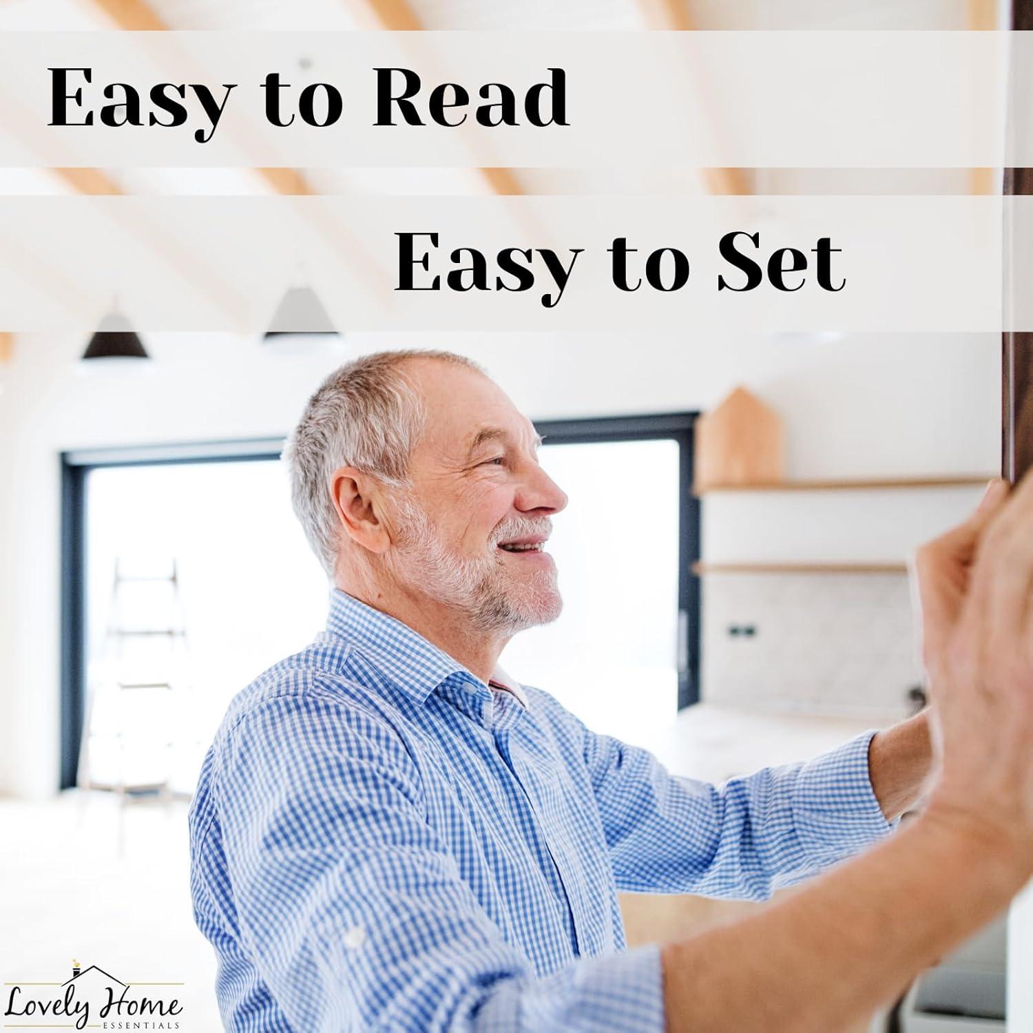 Pendulum Wall Clock Battery Operated - Large, Wooden Hanging Grandfather Wall Clock with Pendulum, 27x11 - Quiet, Made with Real Wood for Living Room Decor, Office & Home Décor Gift