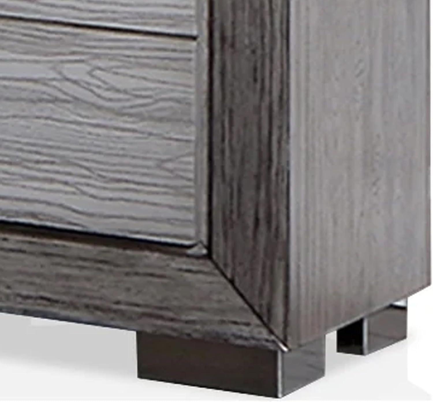Benjara Reno 26'' W Solid Wood Nightstand