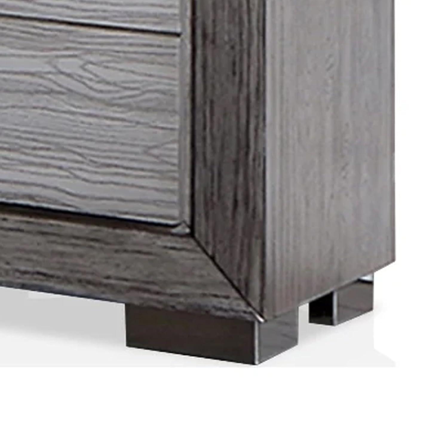 Benjara Reno 26'' W Solid Wood Nightstand