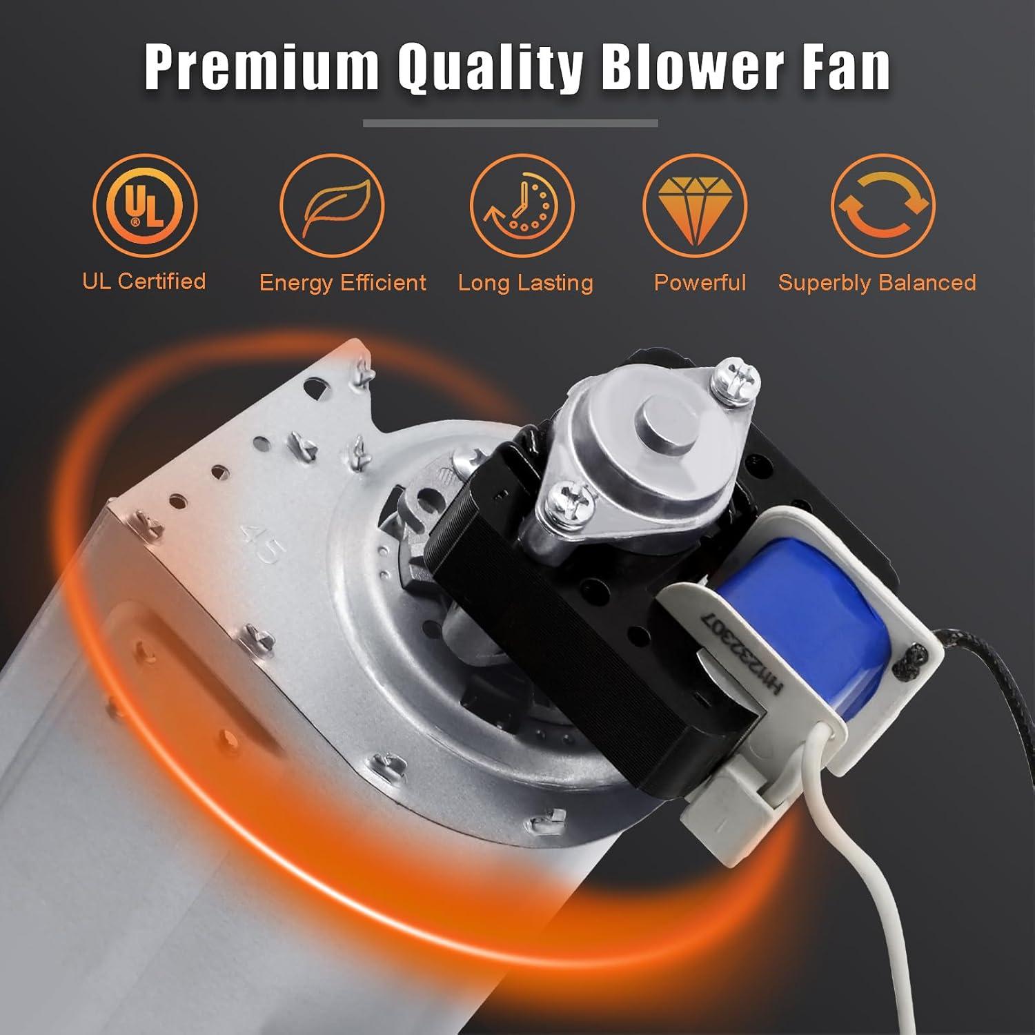 ProComm Blower Fan - Thermostatically Controlled Fireplace Fan