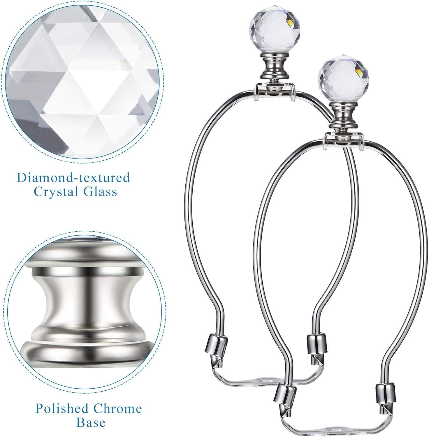 Eeristq 2pcs Lamp Shade Lamp Finial Caps Knob Lamp Decoration for Table Lamp Floor Light