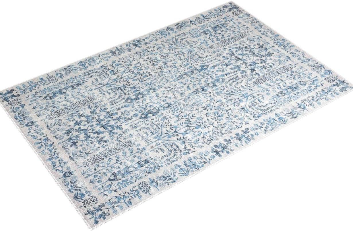 Rifle Paper Co. X Loloi Maison Grove Blue Area Rug