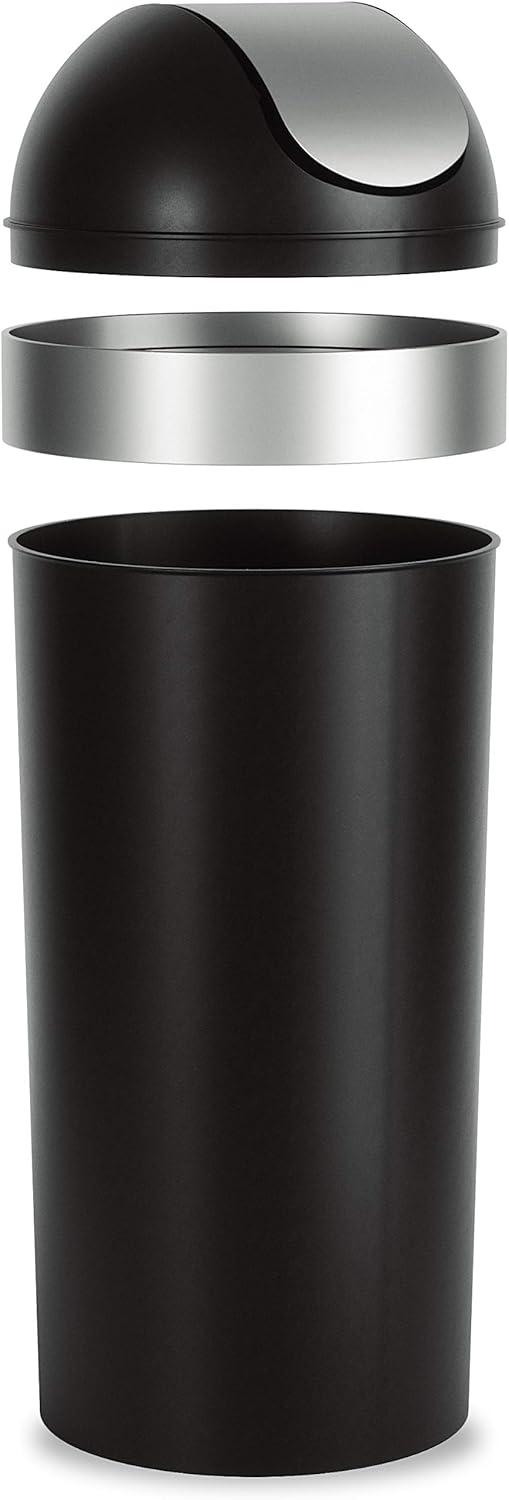 Umbra Venti Plastic Swing Top Kitchen Trash Can - 16 Gallons