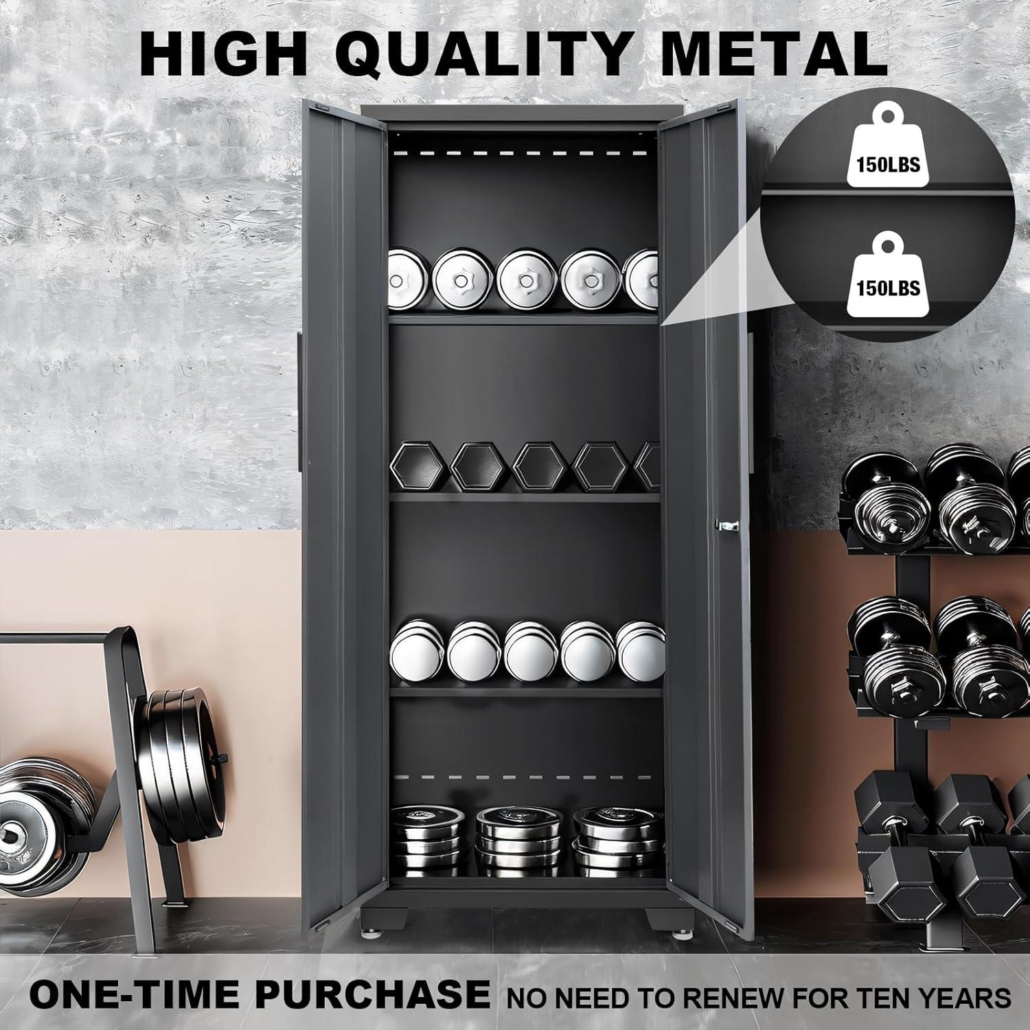 WFX Utility™ WFX Utility™ 6pcs Garage Cabinets And Storage System Set With Pegboard & Rubber Wood Worktop