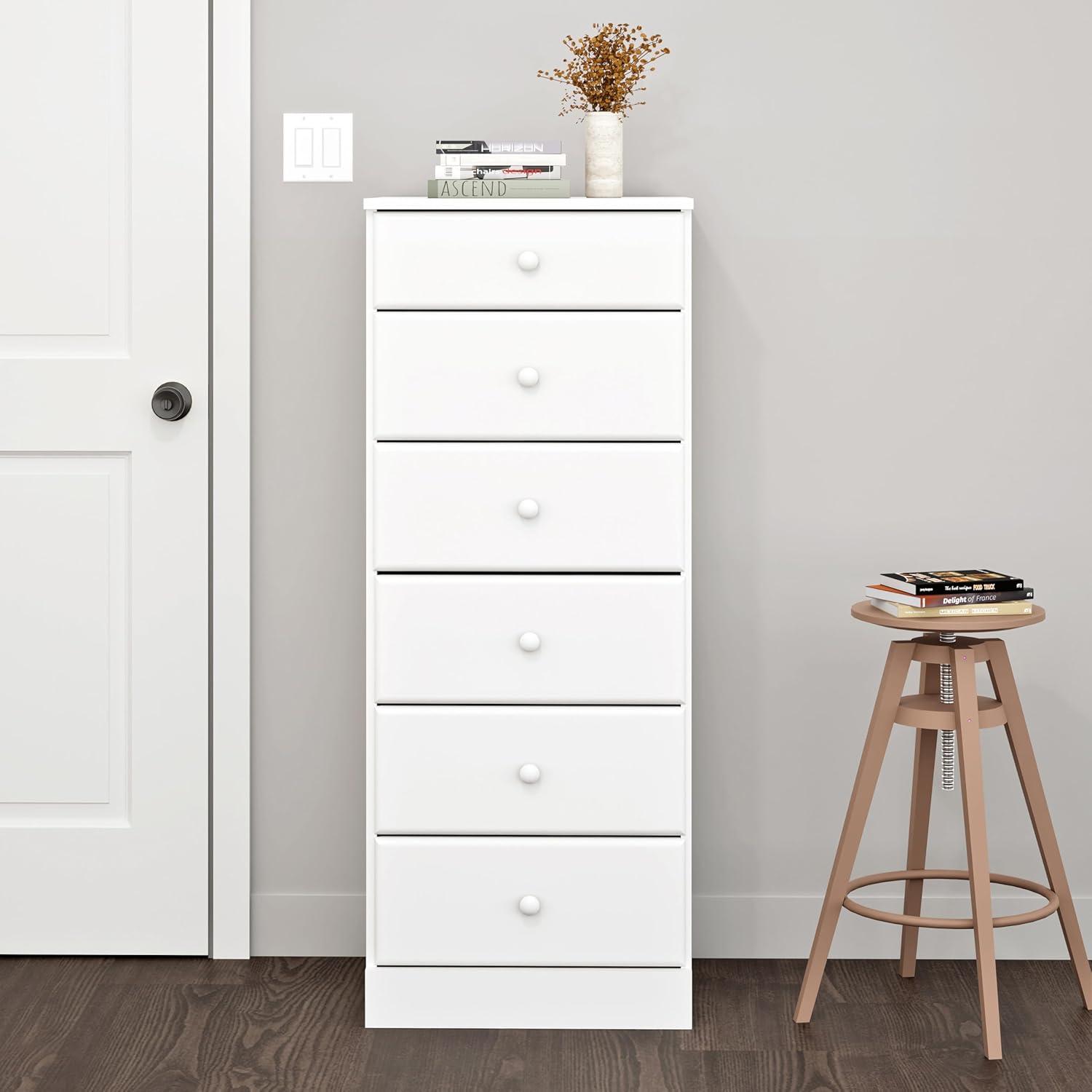 6 Drawers Astrid Vertical Dresser - Prepac