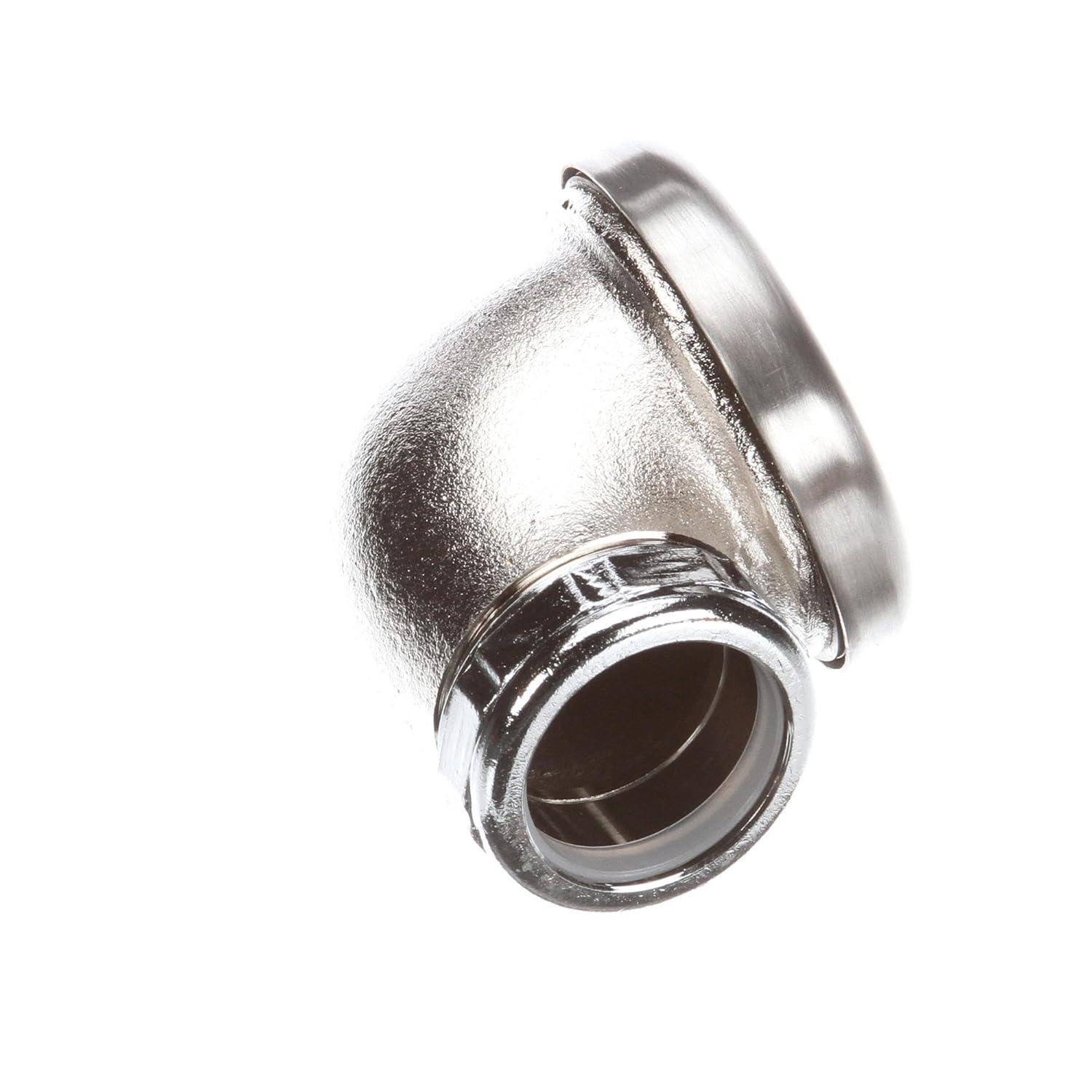 Chrome Plated Brass Overflow Head Assembly for Commercial Sinks