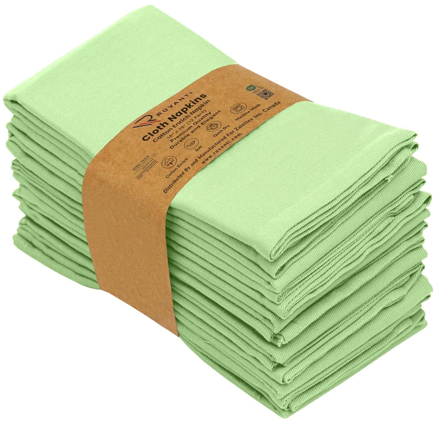 Poly Cotton Enrich Twill Cloth Napkins (Set of 12)