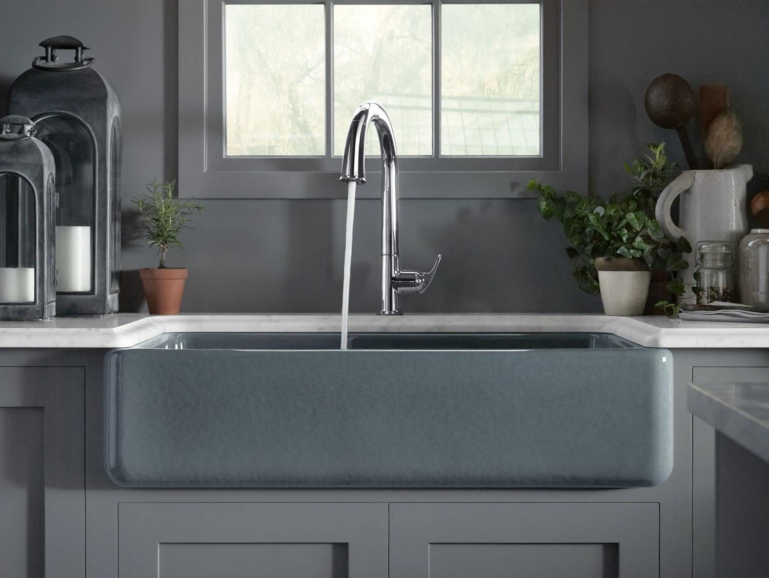 Whitehaven® 36" L x 22" W Double Basin Farmhouse Kitchen Sink