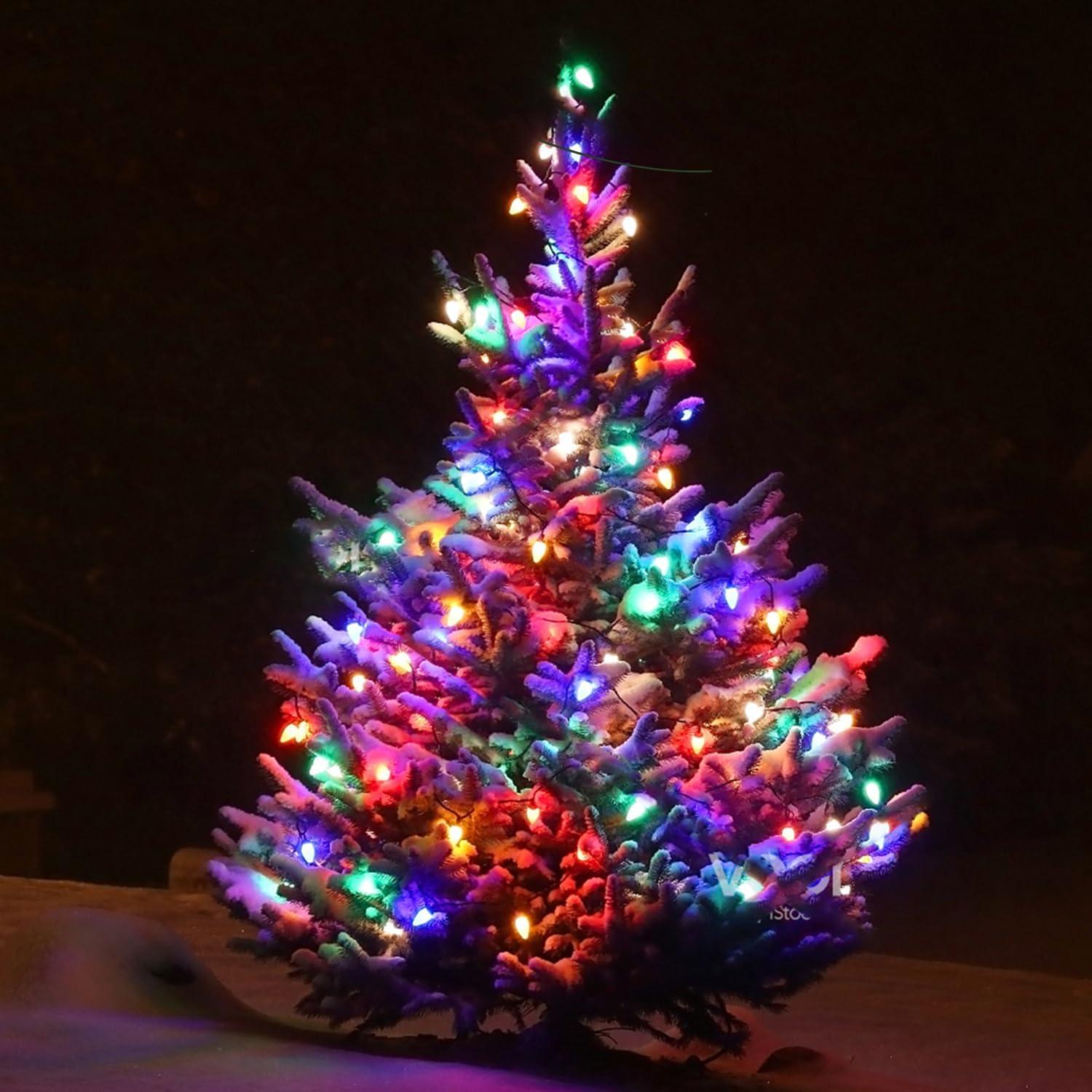 Celebrations Outdoor Light Set 25 Lights Multi-Colored Ceramic Ul Listed