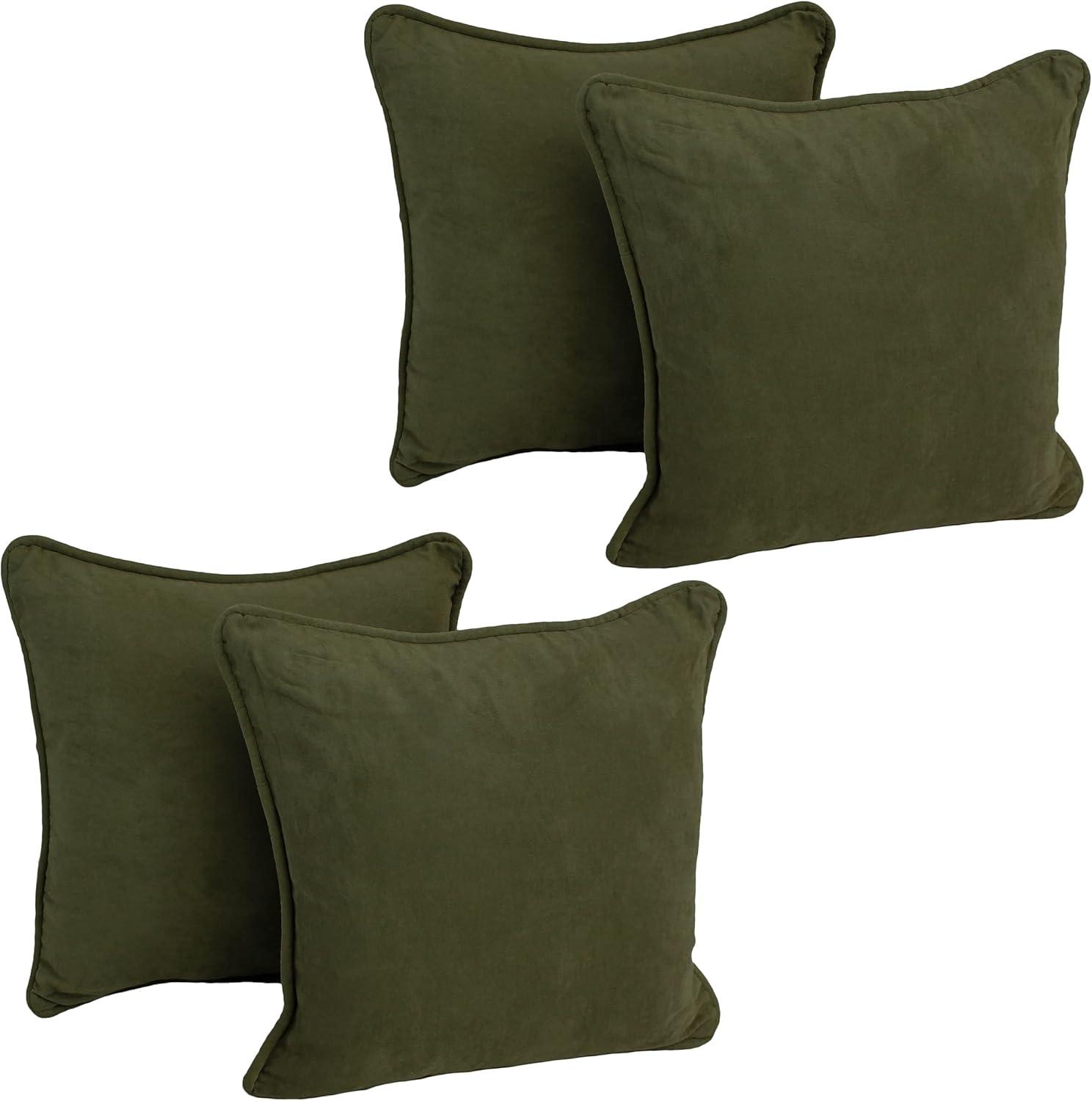 Microsuede Reversible Throw Pillow