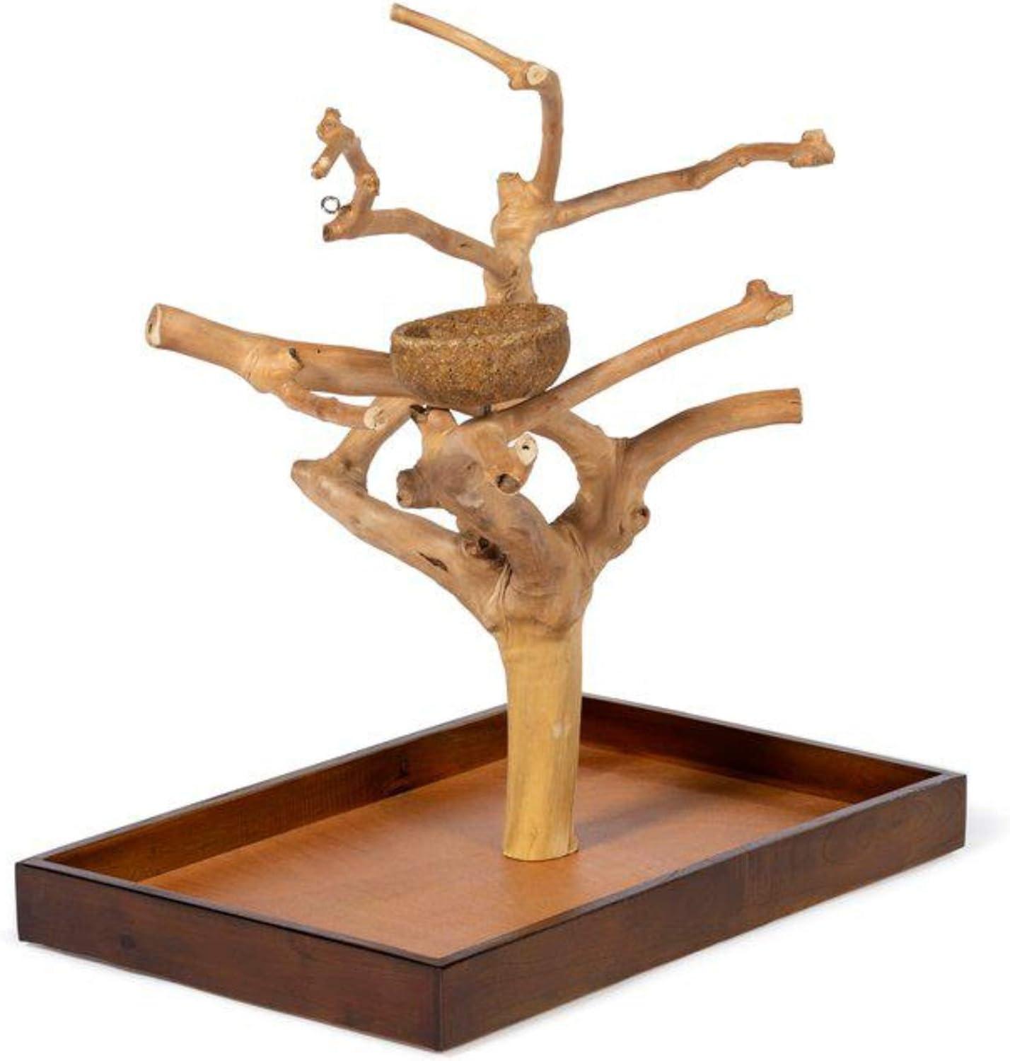 Tucker Murphy Pet™ Freeport One-of-a-Kind 22.5'' Wood Bird Play Stand for Table Top