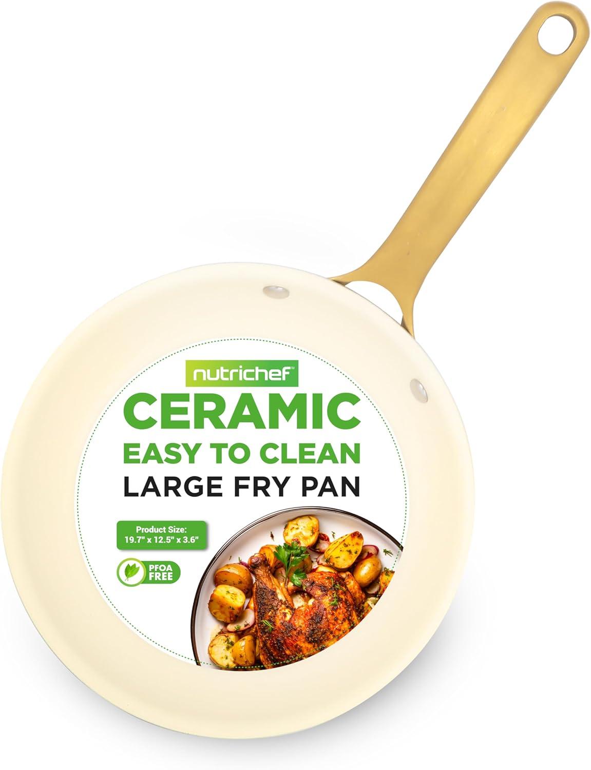 NutriChef Ceramic Non-Stick Omelette Pan