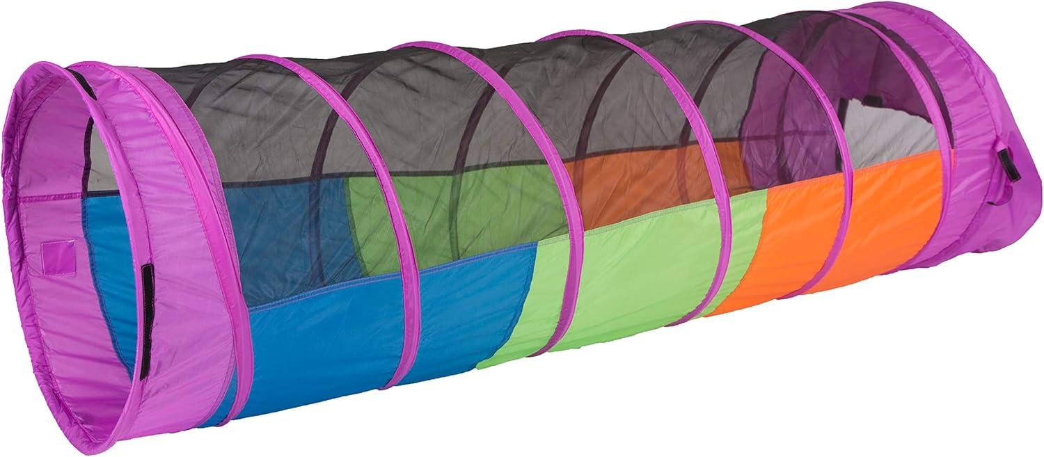 Multicolor Nylon and Mesh 6' Kids Crawl Tunnel