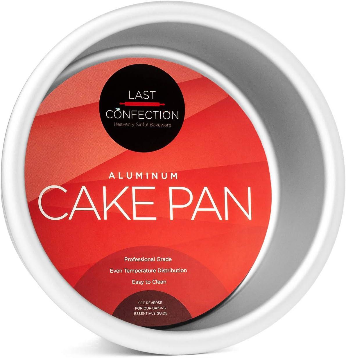 Last Confection Aluminum Round Cake Pans - Professional Bakeware