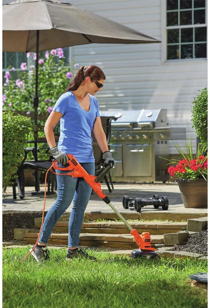 BLACK+DECKER Electric Lawn Mower, String Trimmer, Edger, 3-In-1, Corded, (BESTA512CM)