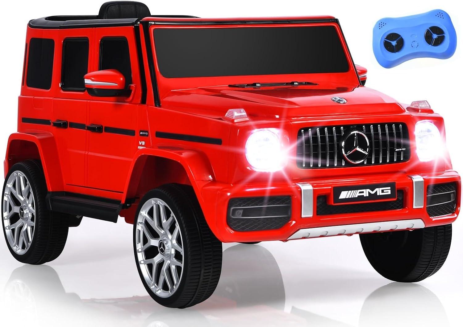 Costway 12V Kids Ride On Car Licensed Mercedes Benz G63 Electric Vehicle with Remote Control