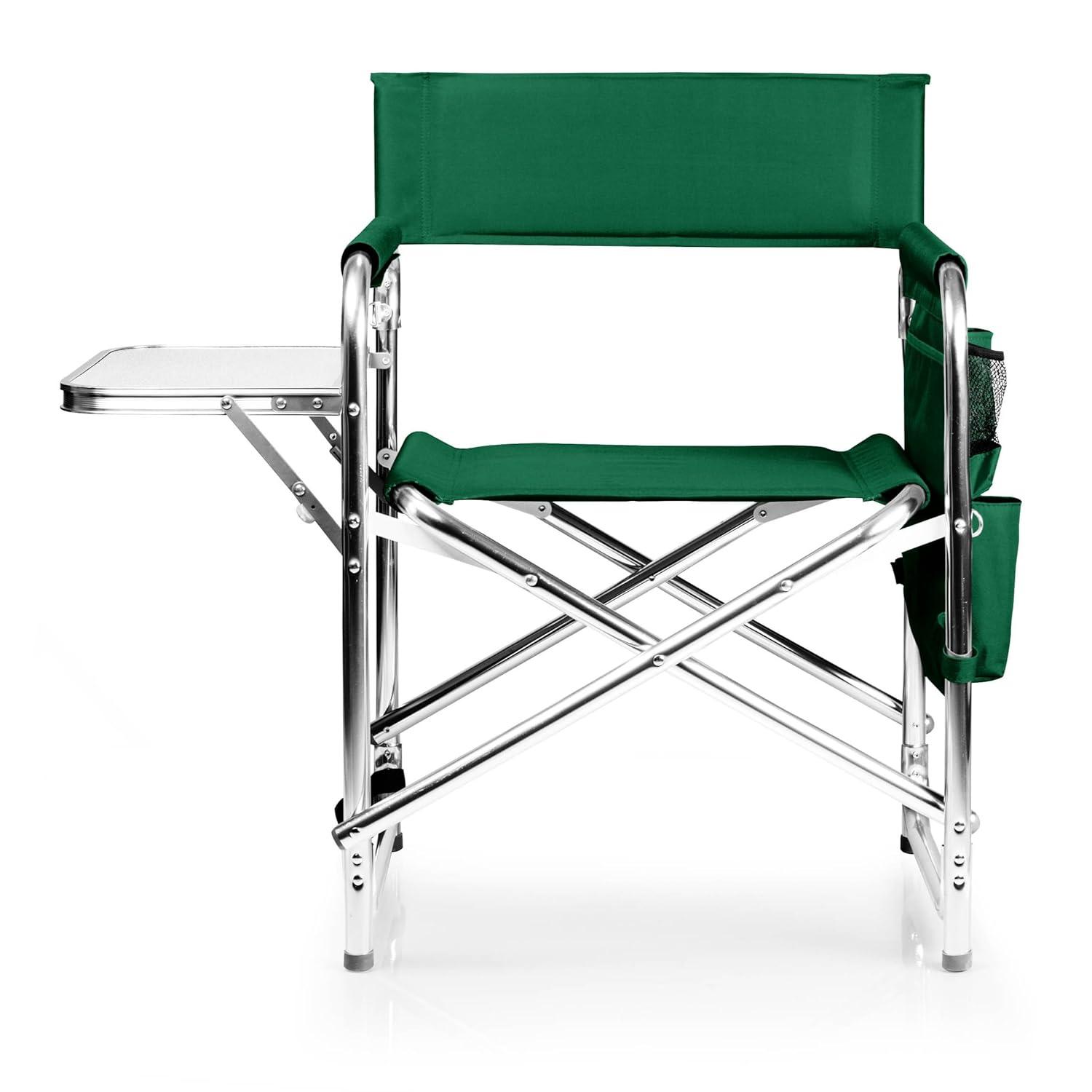 Picnic Time Sports Outdoor Portable Camp Chair with Side Table