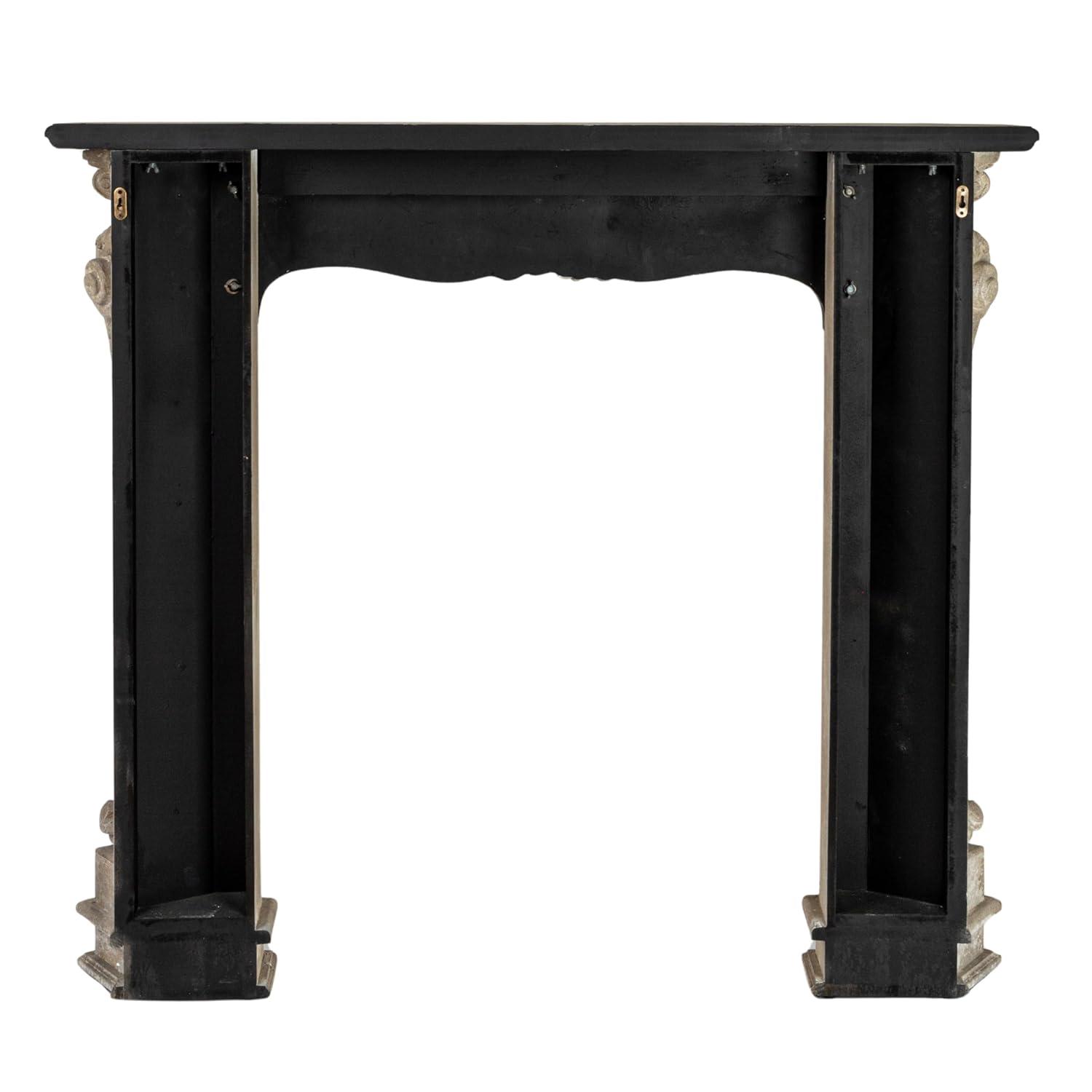 One Allium Way® Berthine Ornate Decorative Fireplace Mantel