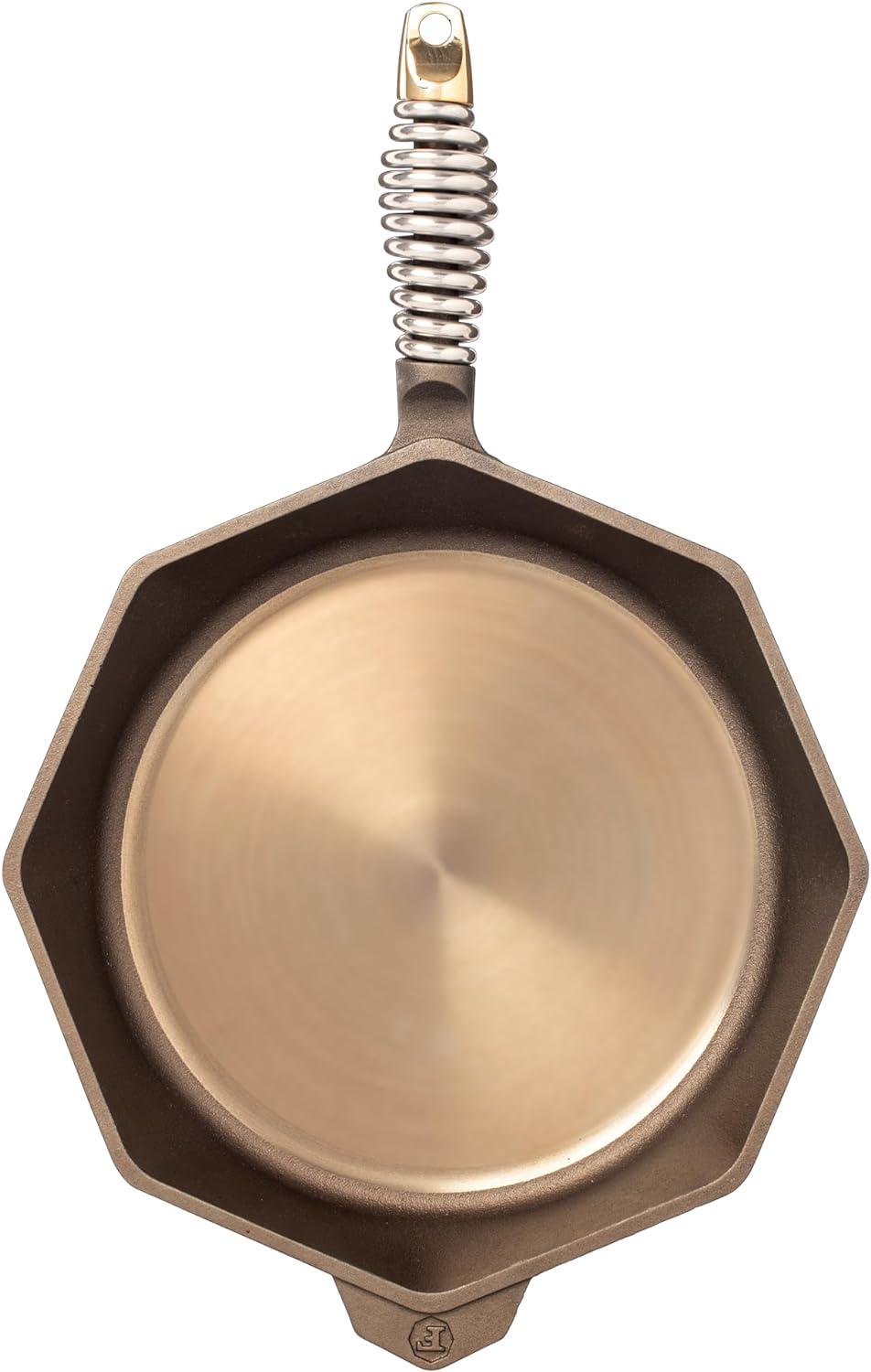 FINEX Cast Iron Skillet, Modern Heirloom, Handcrafted in the USA, Pre-seasoned with Organic Flaxseed Oil