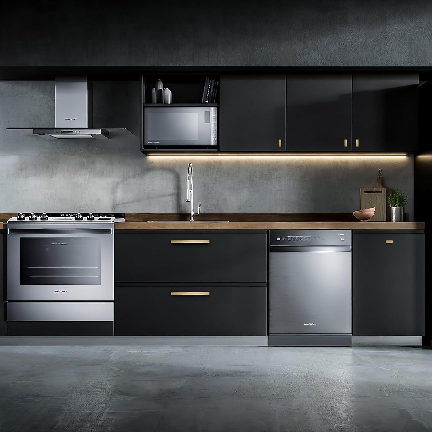 20 Pack Square Brushed Brass Gold Cabinet Knobs,Single Hole Cabinet Handles Gold Knobs for Cabinets and Drawers Cupboard Closet Bathroom Dresser Hardware,Solid Zinc Alloy