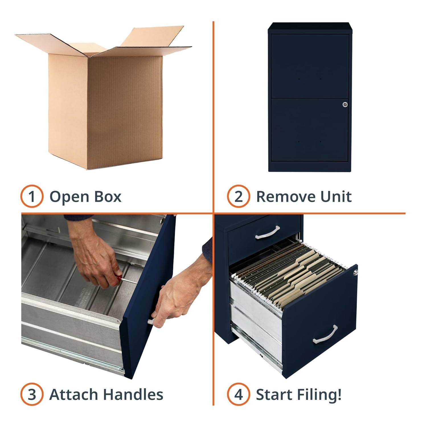 Soho 2-Drawer File Cabinet