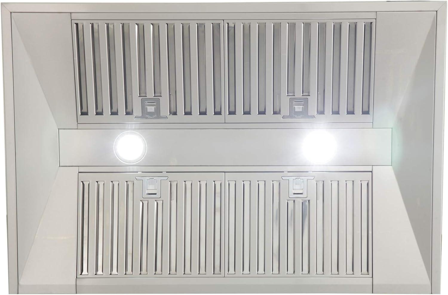 Kucht Kucht 36" Stainless Steel 900 CFM Wall Range Hood with Baffle Filter