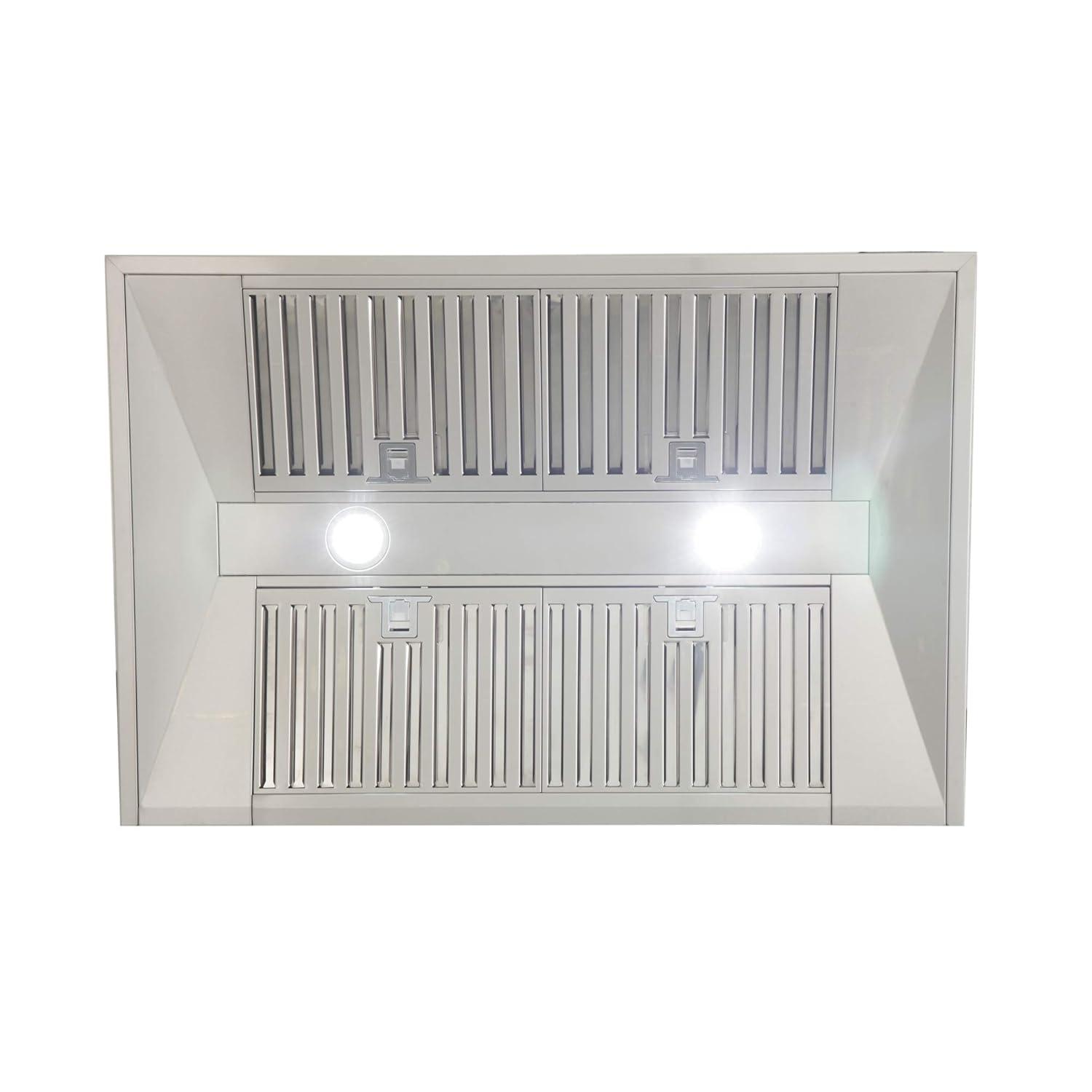 Kucht Kucht 36" Stainless Steel 900 CFM Wall Range Hood with Baffle Filter