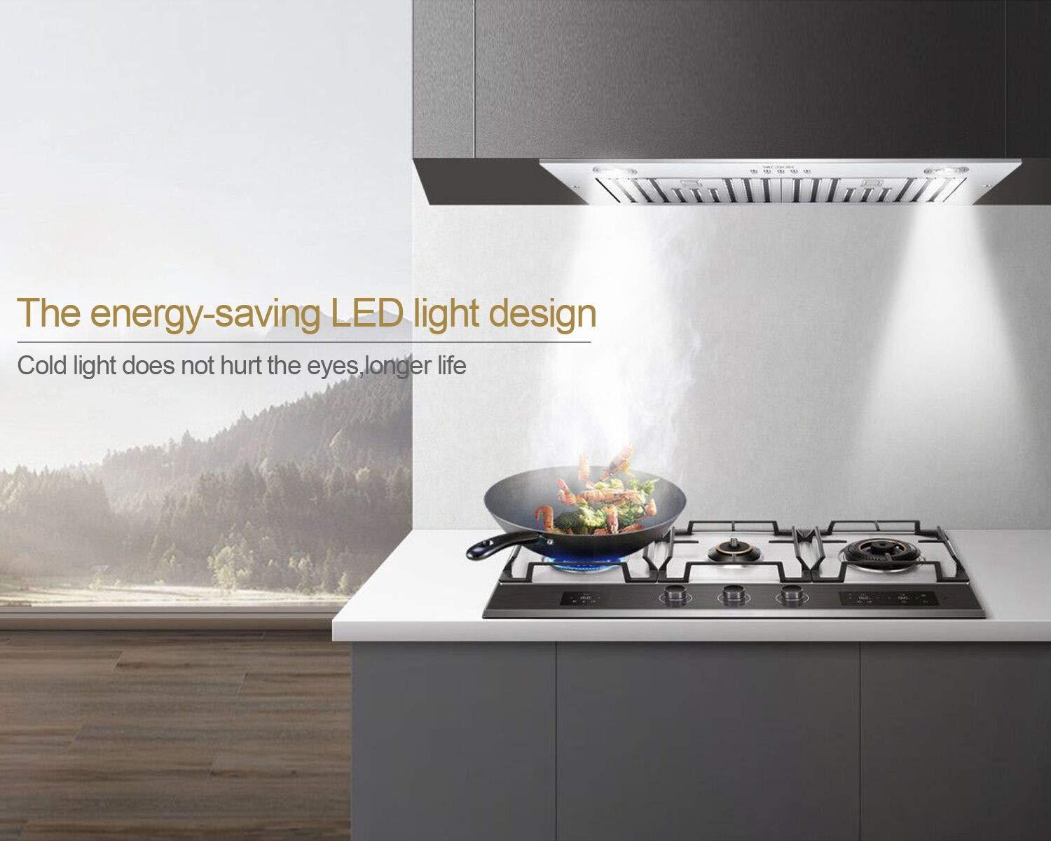 Range Hood Insert 30 inch, 600 CFM Vent Hood Insert, Ultra-quiet Range Hood Insert, Built In Kitchen Hood, Insert Range Hood, Stainless Steel range hood, IE71-30