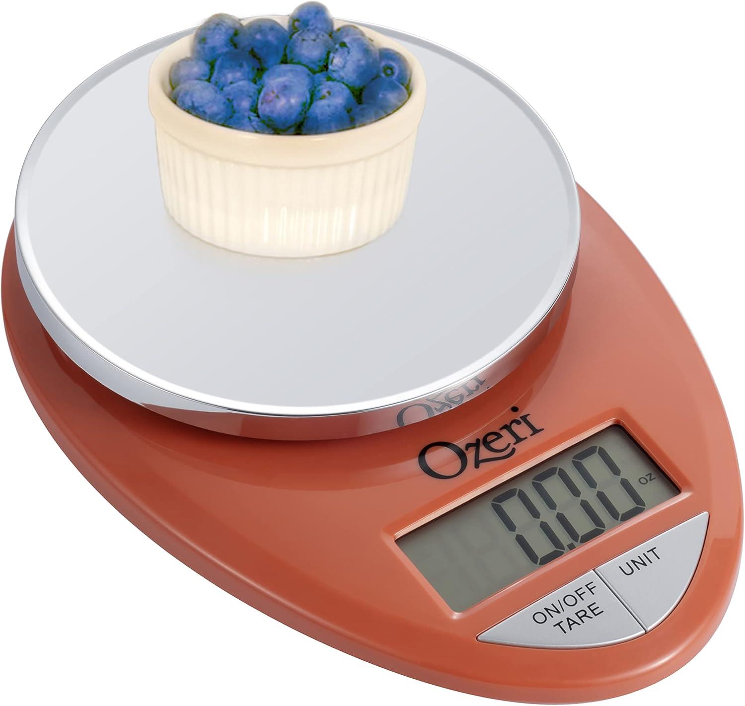 Ozeri Ozeri Pro Digital Kitchen Food Scale, 0.05 oz to 12 lbs (1 gram to 5.4 kg)