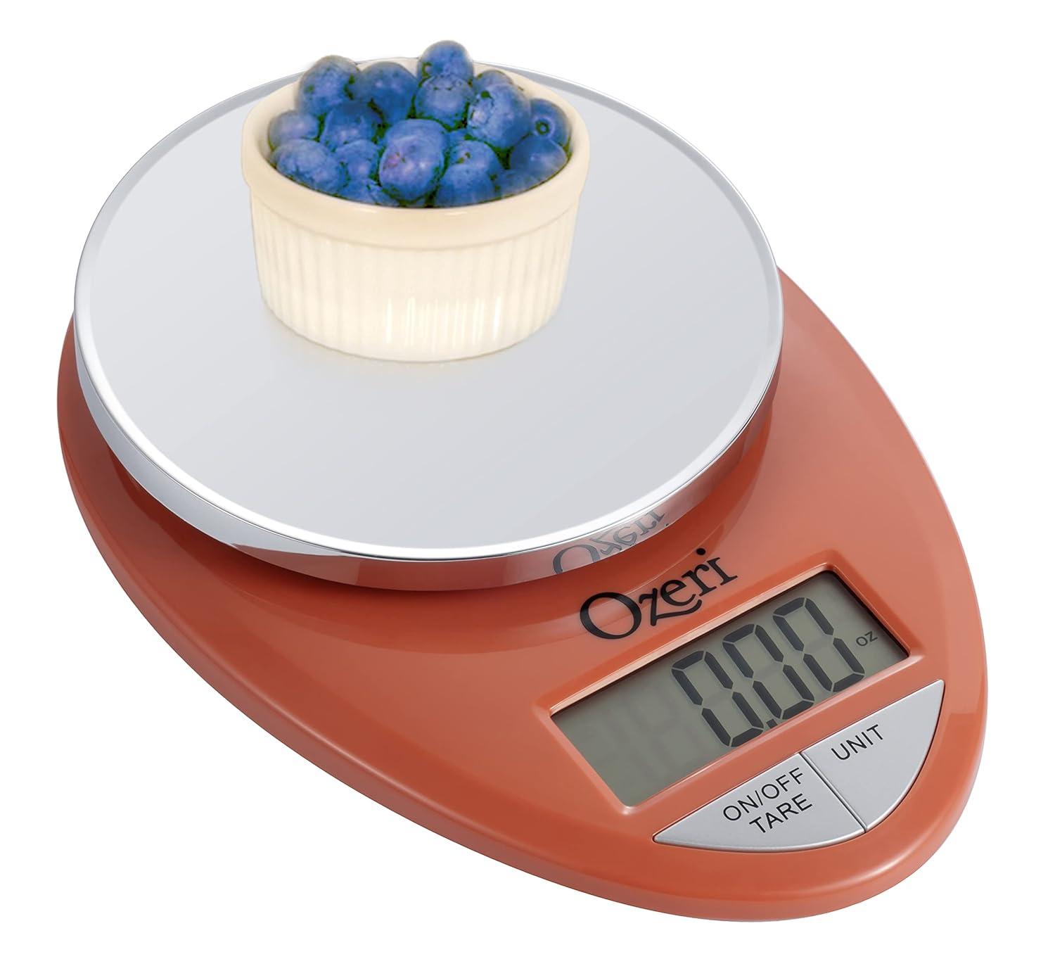 Ozeri Ozeri Pro Digital Kitchen Food Scale, 0.05 oz to 12 lbs (1 gram to 5.4 kg)