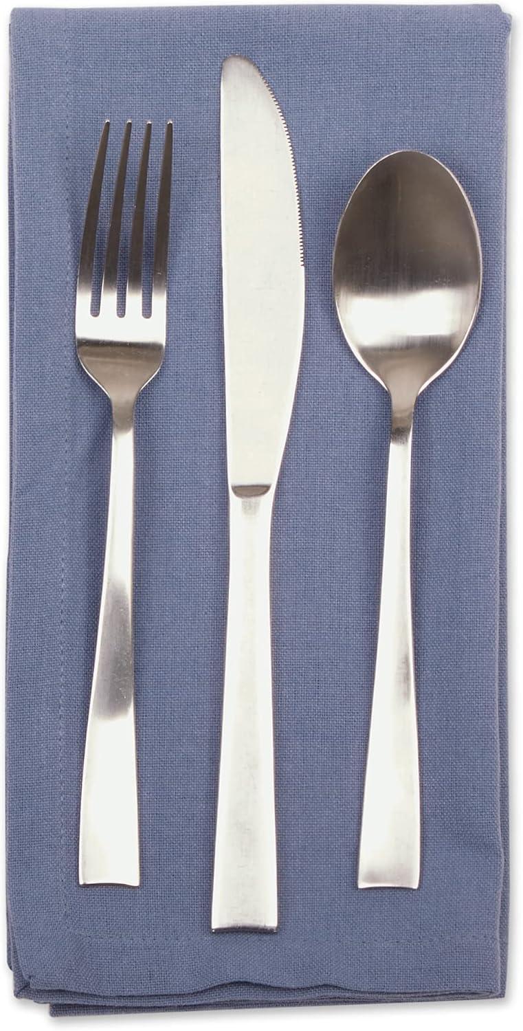 Design Imports Stonewash Blue Solid Napkin Set/6