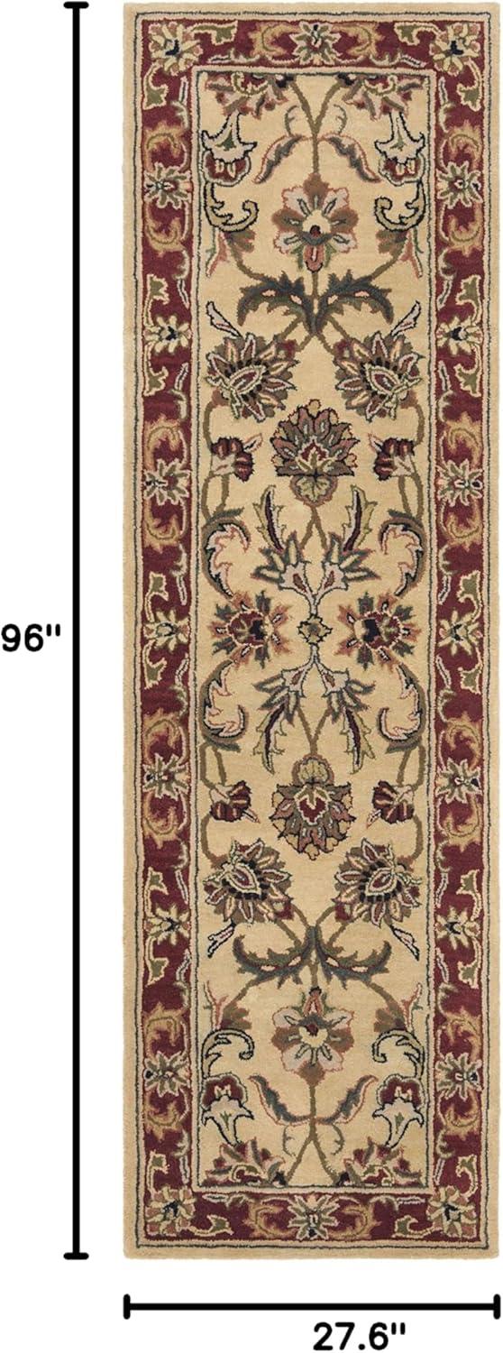 SAFAVIEH Classic Nicholas Oriental Wool Area Rug, Gold/Red, 4' x 6'