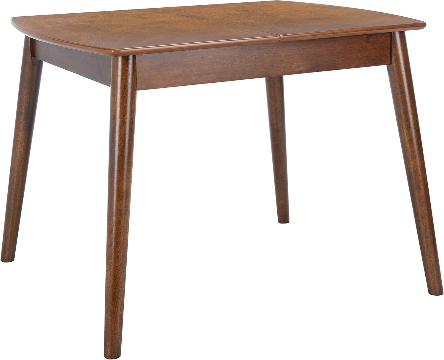 Varda Manual Extension Dining Table - Walnut - Safavieh