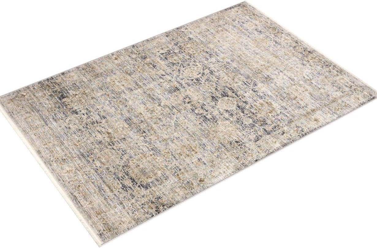 Jean Stoffer x Loloi Katherine Charcoal / Gold Area Rug