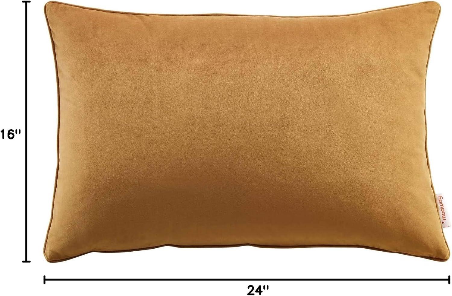 Modway Enhance Lumbar Performance Velvet Throw Pillow by Modway