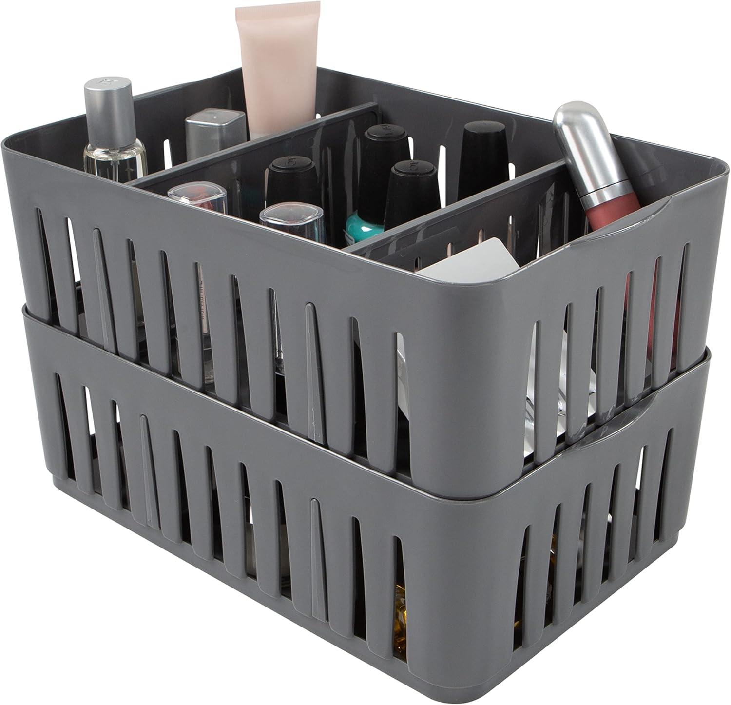 Simplify Adjustable Office Drawer Organizer (Set of 4)