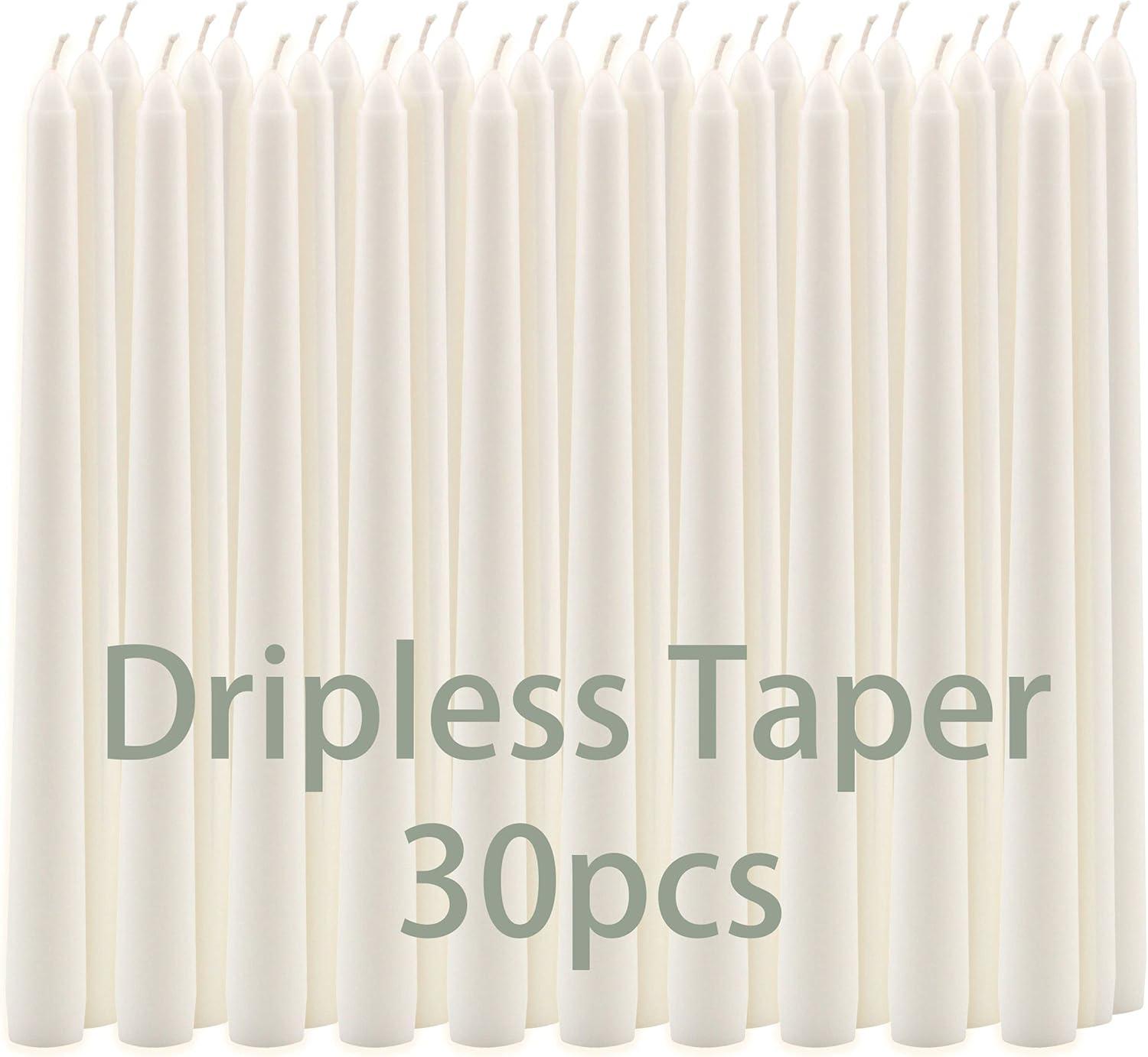 10" Taper Candle White - Stonebriar Collection