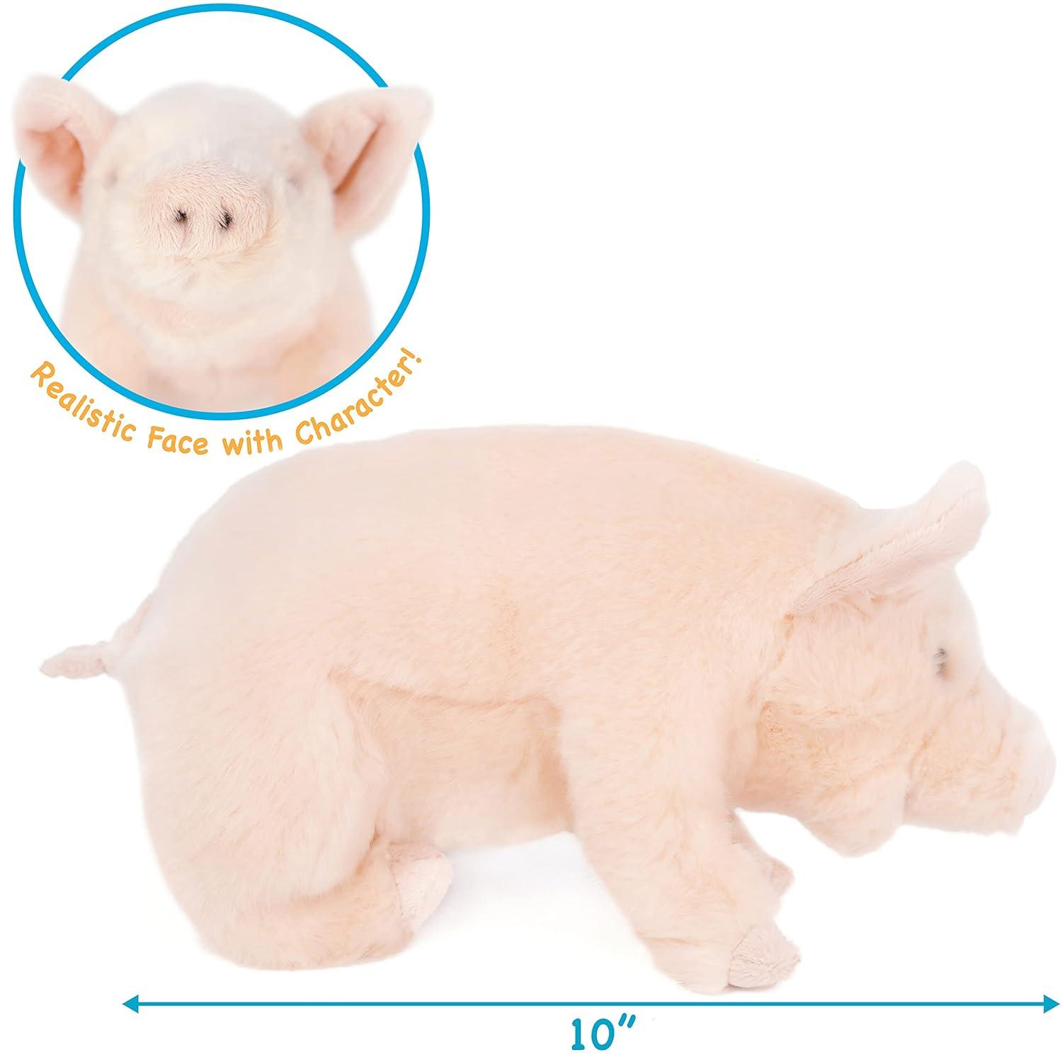 Perla The Pig - 11 Inch Stuffed Animal Plush - By Viahart