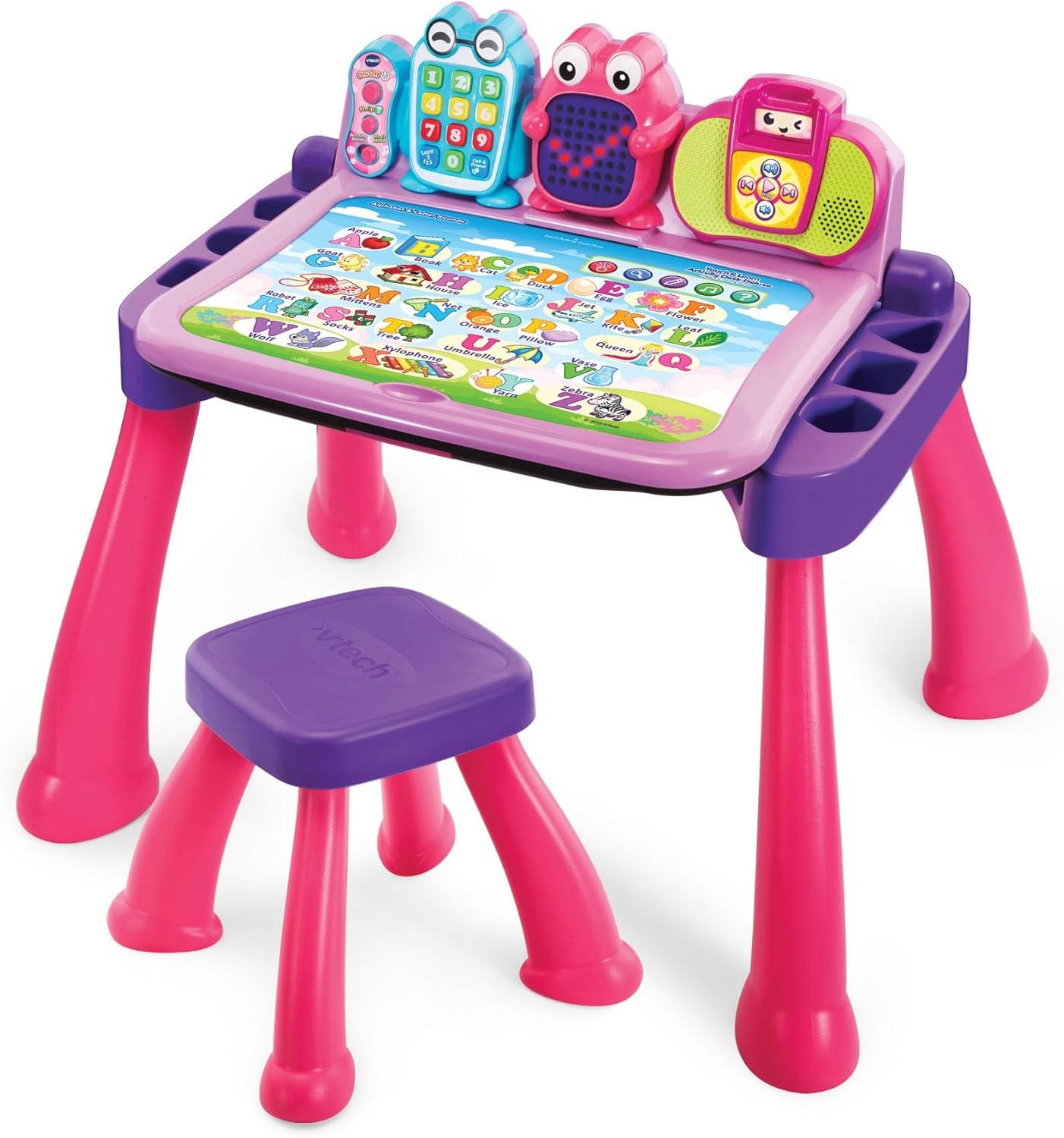 VTech® Touch & Learn Activity Desk™ Deluxe - Pink With Stool