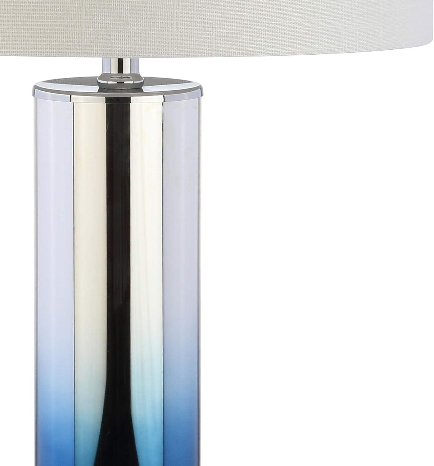 JONATHAN Y Edward Glass/Crystal LED Table Lamp