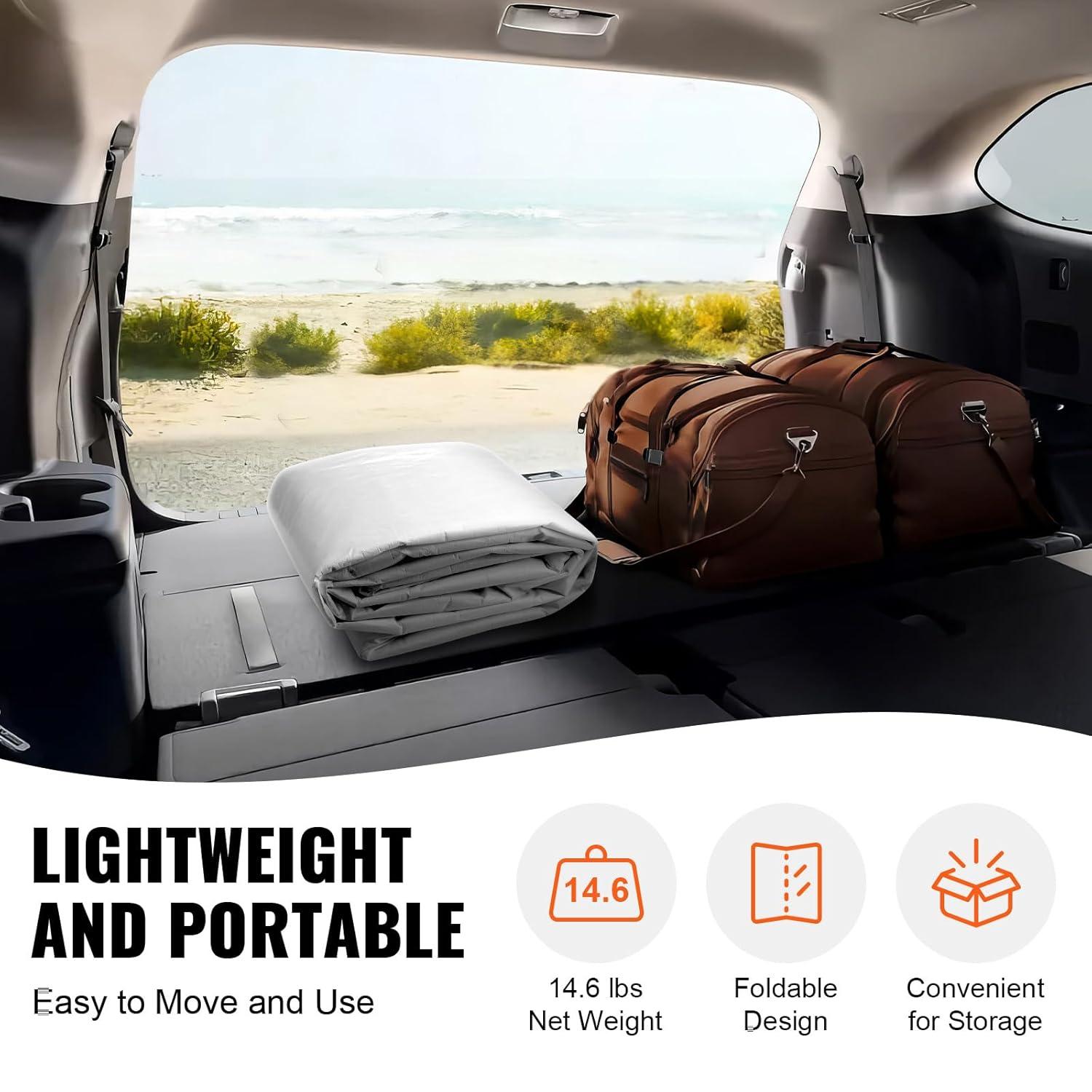 VEVOR 10 Ft. W x 20 Ft. D Garage