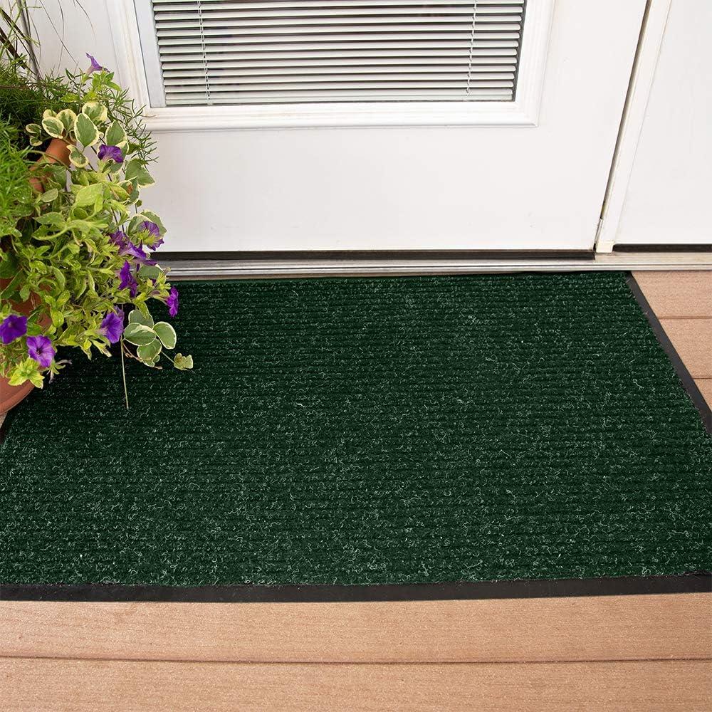 Notrax Carpeted Entrance Mat,Hunter Green,4x8ft 109S0048GN